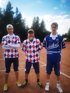 Sakari Rantanen, Tommi Joensuu ja Arttu Kunnari pääsivät pelaamaan ensi kertaa uusitulla kotikentällään.