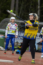 Emma Rajala pelasi mainiosti Humppilassa lyöden neljä juoksua. Kuva: Rami Myllymaa